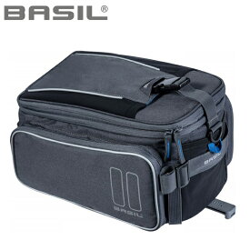 BASIL バジル スポーツデザイン トランクバック 12480 グラファイト 36x26x43cm 7-15L