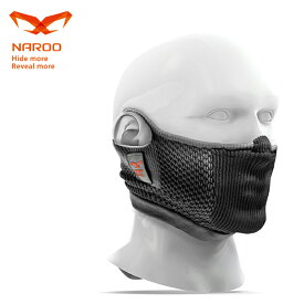 NAROO MASK (ナルーマスク) F5S グレー 63F5SGRAY 花粉対応/スポーツ/フェイスマスク