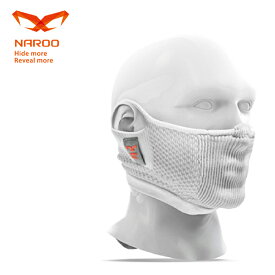 NAROO MASK (ナルーマスク) F5S ホワイト 63F5SWHITE 花粉対応/スポーツ/フェイスマスク