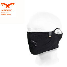 NAROO MASK (ナルーマスク) N1S ブラック 63N1SBLACK UV99%カット 夏用/スポーツマスク