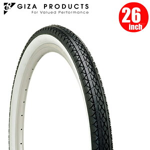 r[`N[U[ ^C GIZA PRODUCTS MU v_Nc C-241 26x2.125 BLK/WHT TCh