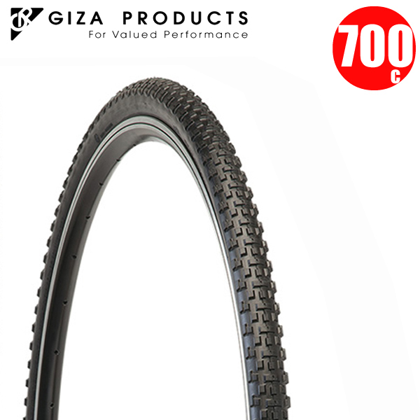 品質は非常に良い クロスバイク タイヤ 自転車 シクロクロス ギザ カルティベーター BLK 700x32C プロダクツ GIZA 在庫一掃売り切りセール