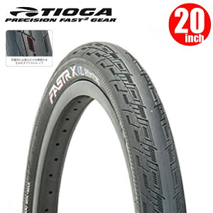TIOGA ^CIK BMX ^C t@XgR X ubN x 20x1.75 BLK TIR29801