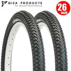 【2本セット】 電動自転車 タイヤ GIZA PRODUCTS ギザ プロダクツ C-727 26x1.75 BLK TIR27007 26インチ 電動アシスト 自転車 タイヤ