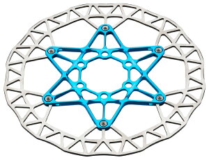 KCNC カスディター ディスクローター 140mm ブルー KDBD03-003BL 683502 ディスクブレーキ パーツ