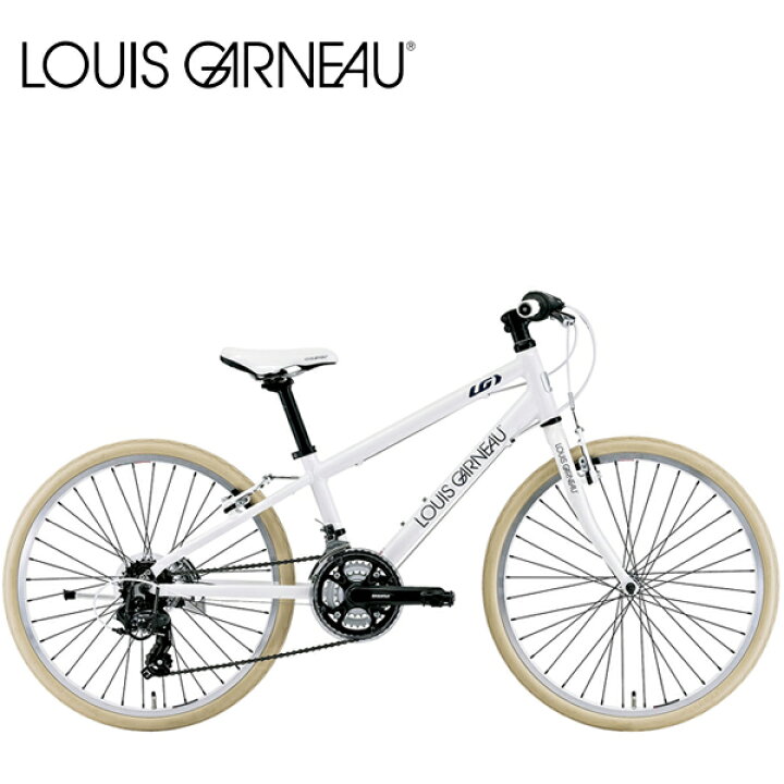 楽天市場】LOUIS GARNEAU ルイガノ J24 CROSS LG White 24インチ  