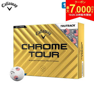 【29日20時開始!最大7,000円引きクーポン!】【数量限定】キャロウェイ クロムツアー USA トゥルートラック ゴルフボール 1ダース/12球