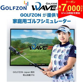 【14日20時開始!最大7,000円引きクーポン！】ゴルフゾン WAVE PLAY 家庭用 ゴルフシミュレーター