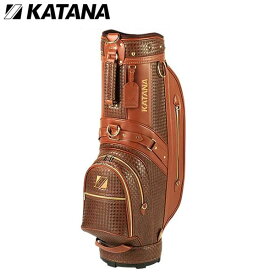 【送料無料/訳あり】カタナ ゴルフ VTC-29 キャディバッグ ブラウン,ブラック KATANA ゴルフバッグ
