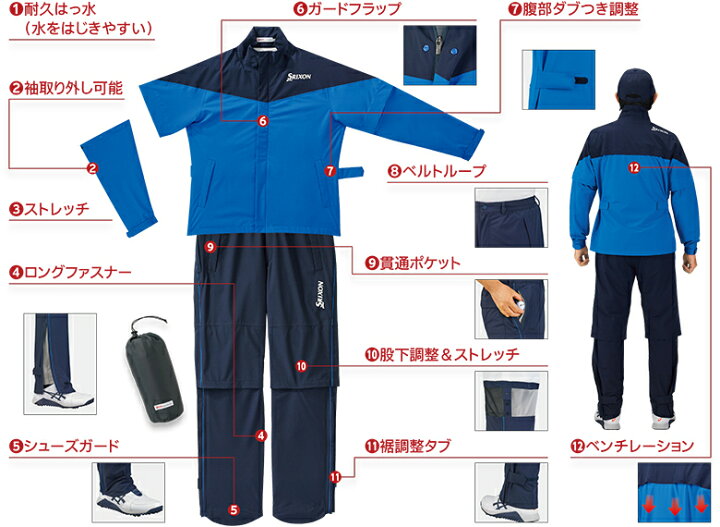 楽天市場】ダンロップ ゴルフ スリクソン SMR1000 レインスーツ レインウェア 上下セット DUNLOP SRIXON カッパ【あす楽対応】 : アトミックゴルフ 楽天市場】ダンロップ ゴルフ スリクソン SMR1000 レインスーツ レインウェア 上下セット DUNLOP SRIXON カッパ【あす楽対応】 : アトミックゴルフ