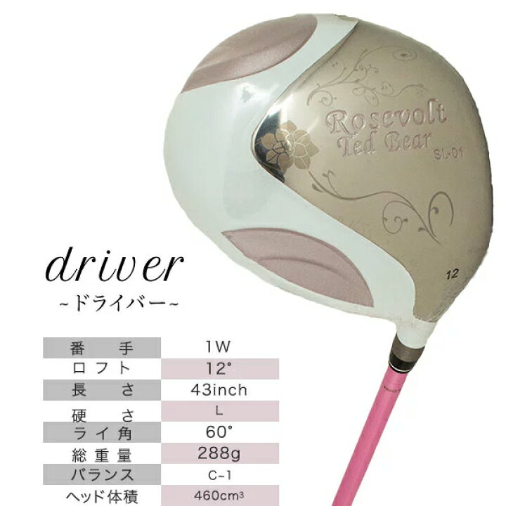 楽天市場】【レディース/初心者おすすめ】ルーズベルト テディベア 