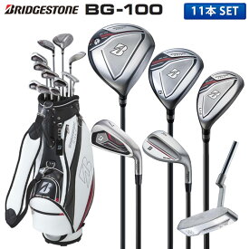 ブリヂストン ゴルフ BG-100 クラブセット 11本組(1W,5W,4U,6-P,A,S,PT) オリジナル シャフト キャディバッグ付き