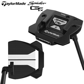 テーラーメイド ゴルフ スパイダーGTX ブラック トラスヒール パター KBS 120 BLACK STEPPED スチールシャフト TaylorMade Spider GTX Truss BLACK TM1