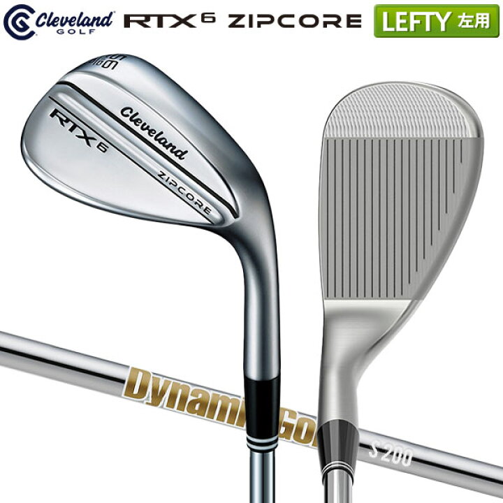 楽天市場】【レフティー/左用】 クリーブランド ゴルフ RTX6 ZIPCORE 
