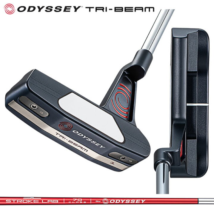楽天市場】オデッセイ トライビーム #1 パター STROKE LAB 70C RED 