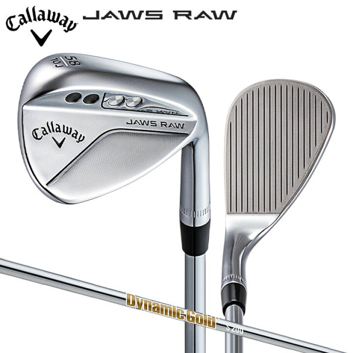 楽天市場】キャロウェイ JAWS RAW Jグラインド ウェッジ Dynamic Gold 