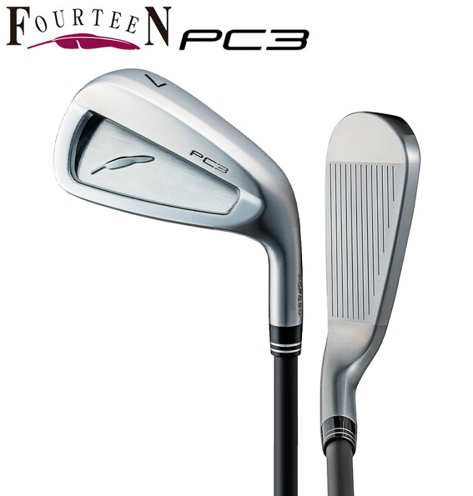 楽天市場】フォーティーン ゴルフ PC3 アイアンセット 4本組(7-P) FT 