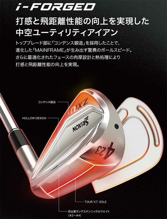 楽天市場】ダンロップ スリクソン ZXiU ユーティリティーアイアン N.S. 