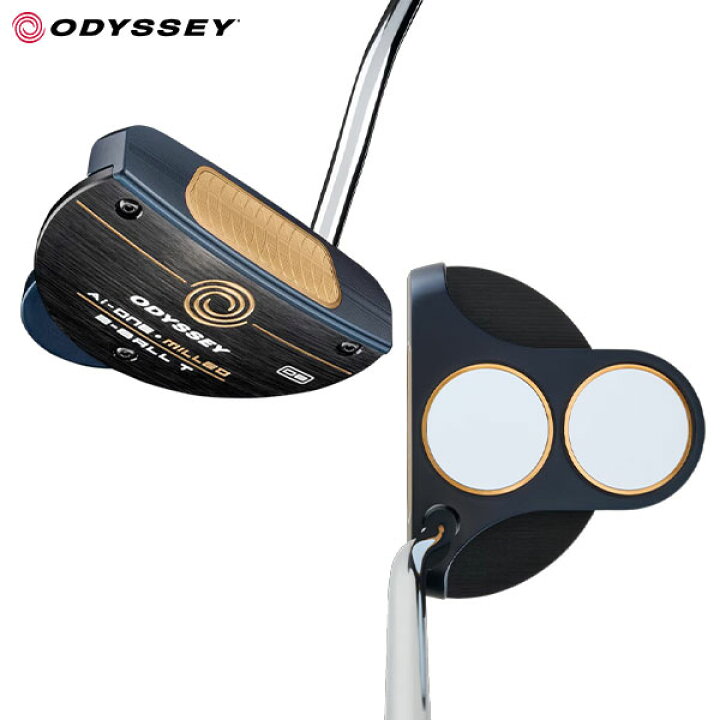 楽天市場】【数量限定】オデッセイ Ai-ONE MILLED 2-BALL T DB パター 