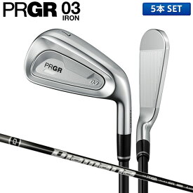プロギア 03 アイアンセット 5本組(7-P,A) Diamana M FOR PRGR カーボンシャフト