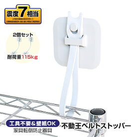 不動王 不二ラテックス 不動王ベルトストッパー FFT-015|家具 家電 オフィス棚 タンス 食器棚 冷蔵庫|地震対策 転倒防止 震度7相当|壁紙 制振式 ゴムベルト固定 楽天スーパーセール