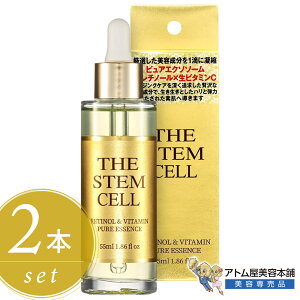 THE STEM CELL ���`�m�[�����r�^�~�� �s���A�G�b�Z���X 55ml��2�{�Z�b�g�I�����e�t �X�L���P�A �ێ� ���� �n�� �c�� �e�� ���� ������ �ڌ� �ق��ꂢ�� �A�C�]�[�� �΍� �P�A �s���A�G�N�\�\�[�� 
