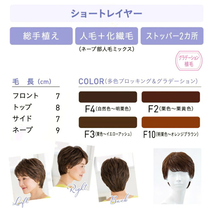 楽天市場】【レオンカ正規代理店】レオンカ フルウィッグ エクセラ EX 