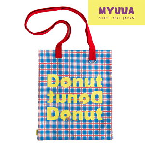 AMERICA Donut TOTEBAG BLUE CHECK �g�[�g�o�b�O �o�b�O ��񂰃o�b�O �n���h�o�b�O �I�V���� ���� ���킢�� �l�C myuua