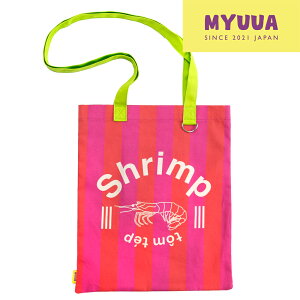 THAILAND Shrimp TOTEBAG RED STRIPE �g�[�g�o�b�O �o�b�O ��񂰃o�b�O �n���h�o�b�O �I�V���� ���� ���킢�� �l�C myuua