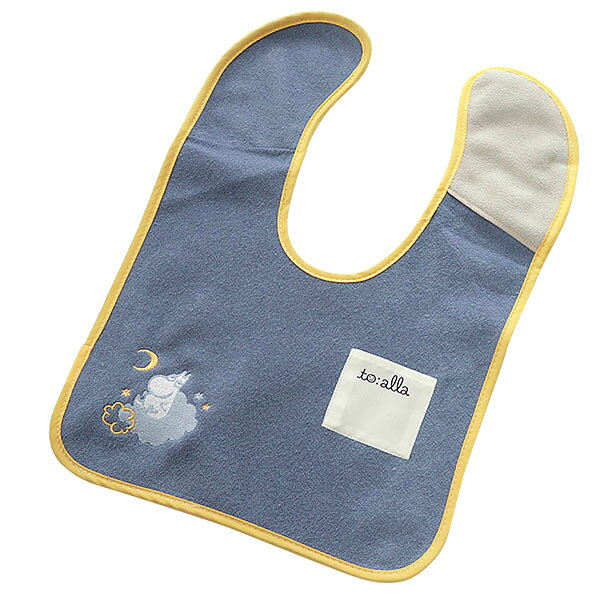 スタイ よだれかけ ぺったとつける ムーミン 夢みるムーミン MOOMIN BABY toalla トアラ 吸水 速乾 可愛い ベビー 赤ちゃん baby 医療的ケア児 介護 敬老の日