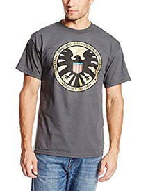 【中古】【輸入品・未使用】Marvel メンズ Madallion Tシャツチャコール Sサイズ グレー