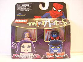 【中古】【輸入品・未使用】Marvel MiniMates Exclusive Mini Figure 2Pack Betsy Braddock Nightcrawler