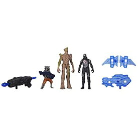 【中古】【輸入品・未使用】Marvel Guardians of The Galaxy Groot Rocket Raccoon and Sakaaran Trooper Figure Pack