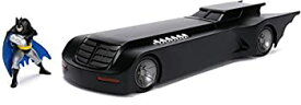 【中古】【輸入品・未使用】Jada Toys 1: 24 Scale Animated Series Batmobile Diecast Vehicle with Batman Figure