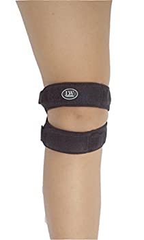 【中古】【輸入品・未使用未開封】LW (Living Water) Dual Strap Knee Patella Strap Band Support Wrap Protector Runner's Knee Jumper's Knee (One size) by LW