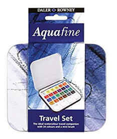 【中古】【輸入品・未使用】Daler - Rowney Aquafine Travel Tin (pack Fo 24)