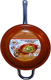 【中古】【輸入品・未使用】Cooper Frying Pan 12-Inch Non Sick Ceramic Infused Titanium Steel Oven Safe Dish Washer Safe Scratch Proof by Copper Pan