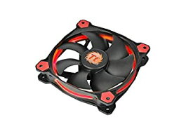 【中古】【輸入品・未使用】Thermaltake高静圧円形LEDリングケース/ラジエーターファン 防振マウントシステム搭載 冷却 Riing 14 LED 140mm CL-F039-PL14RE-A