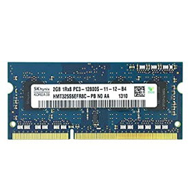 【中古】【輸入品・未使用】SKhynix DDR3 2GB 1600MHz RAM ノートパソコン PC3-12800S ノートブックメモリ 204ピン SODIMM 1.5V