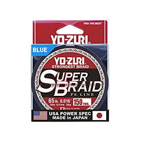【中古】【輸入品・未使用】yo-zuri Superbraid 150?ydフローティング三つ編み、ブルー、65?lb