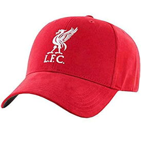 【中古】【輸入品・未使用】Liverpool Lfc Football Baseball Cap Hat Plain Red 3d Bird Badge Velcro Official