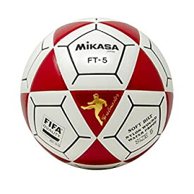 【中古】【輸入品・未使用】Mikasa FT5 ゴールマスター サッカーボール レッド/ホワイト サイズ5
