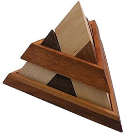 【中古】【輸入品・未使用】Luxor Pyramid Wooden Puzzle Brain Teaser