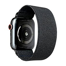 【中古】【輸入品・未使用】?eca ブラックカラー 伸縮自在 Apple Watch 38mm 40mm 42mm 44mm 交換用バンド Wrist Size : 7.5-8.0 inch (L5)