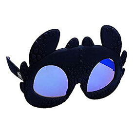 【中古】【輸入品・未使用】Sun-Staches How to Train Your Dragon Toothlessキャラクターシェード UV400 インスタントパーティー ブラック