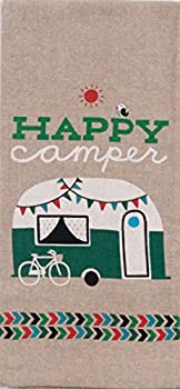 【ポイントアップ中！】【輸入品・未使用未開封】(Happy Camper) - Kay Dee Designs R3019 Happy Camper Chambray Tea Towel