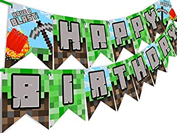 【ポイントアップ中！】【輸入品・未使用未開封】Pixel Party Happy Birthdayバナー 米国製 ブラスト