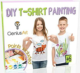 【中古】【輸入品・未使用】Genius Art 自家製Tシャツペインティング 女の子用 男の子用 手芸玩具