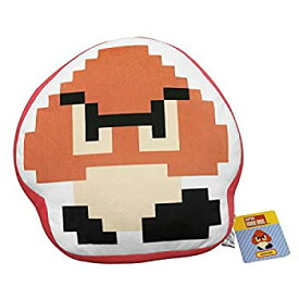 【中古】【輸入品・未使用】Little Buddy Super Mario Bros. 8-Bit Goomba 12.5 Stuffed Plush Pillow Cushion