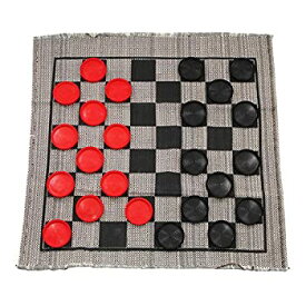 【中古】【輸入品・未使用】Jumbo Checker Rug Game